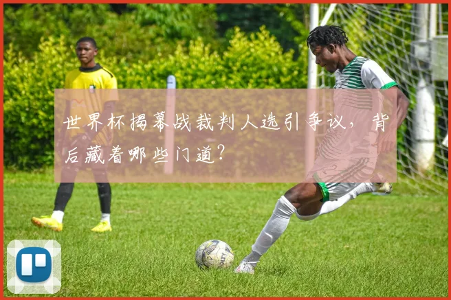 世界杯揭幕战裁判人选引争议，背后藏着哪些门道？